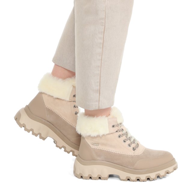 Женские ботинки TAMARIS TIMEA, Артикул 1-1-26903-41 (K), бежево-серый | 4000886. Ракурс 4