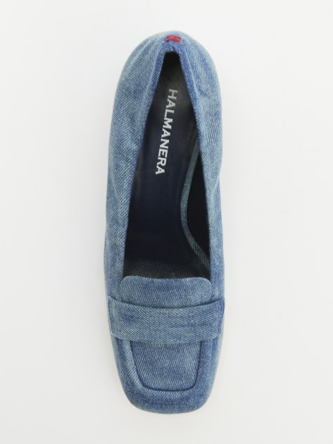 Женские туфли из денима HALMANERA CALA, Артикул CALA 23, синий | 4000979. Ракурс 5