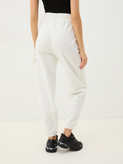 Женские брюки GUESS RUTH CARGO PANT, Артикул V4GB12KC5U1, молочно-белый | 4001191. Ракурс 4