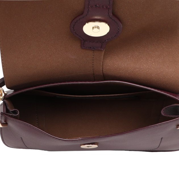 Женская сумка  FURLA, Артикул FURLA FLOW MINI TOP HANDLE, винный | 4001693. Ракурс 5