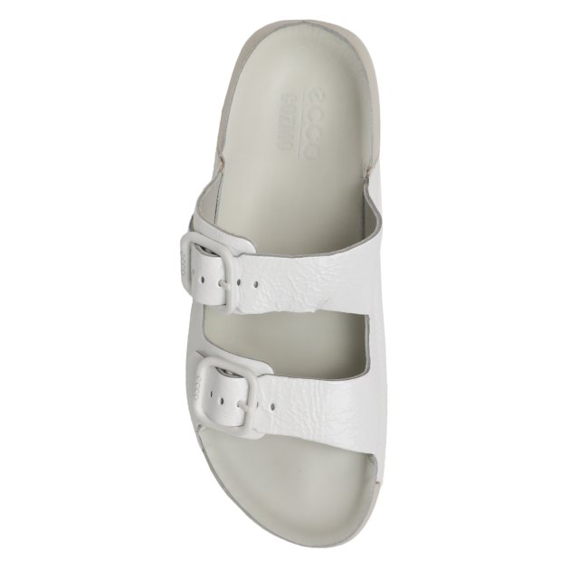 Женские шлепанцы ECCO COZMO W, Артикул 206833, белый | 4004573. Ракурс 2
