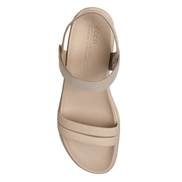 Женские сандалии ECCO FLOWT WEDGE LX W, Артикул 273303, молочно-бежевый | 4004956. Ракурс 2