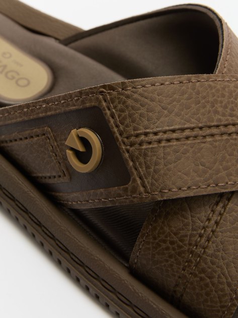 Мужские шлепанцы CARTAGO, Артикул 11608, коричневый | 4007724. Ракурс 6