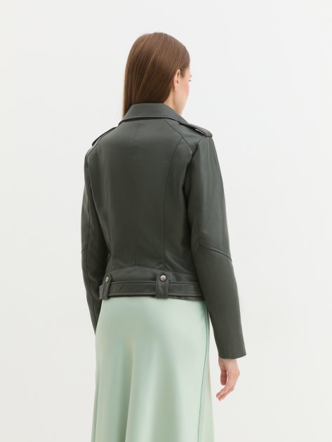 Женская косуха CALZETTI DELIA, Артикул DELIA, серо-зеленый | 4008103. Ракурс 4