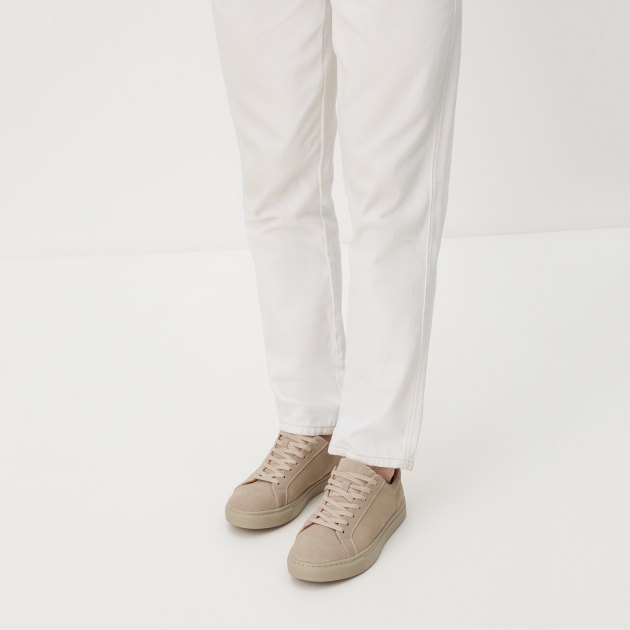 Мужские кеды TENDANCE, Артикул AQ-15075-04, серо-бежевый | 4011017. Ракурс 2