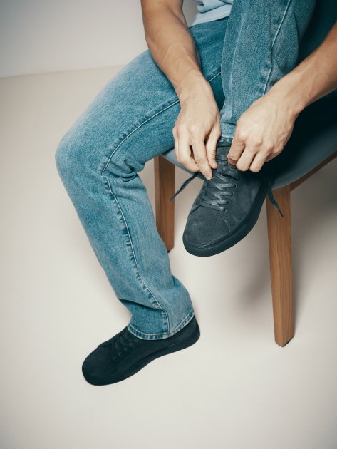 Мужские кеды TENDANCE, Артикул AQ-15075-04, темно-серый | 4011018. Ракурс 2