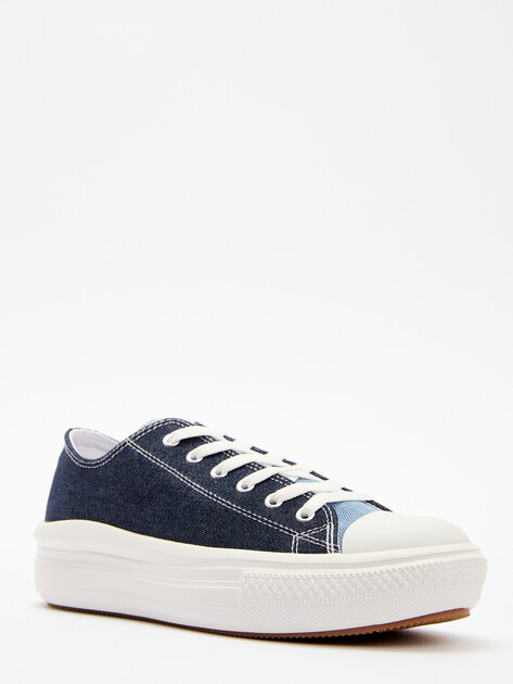 Женские кеды из денима TENDANCE, Артикул AQ515C-05, темно-синий | 4011025. Ракурс 3