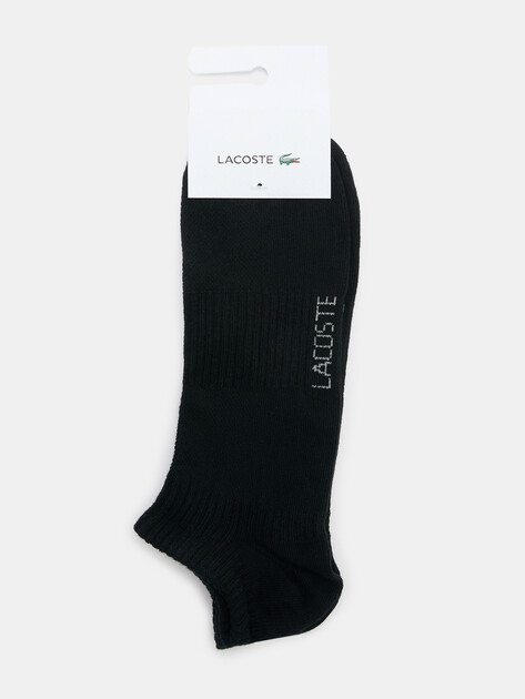 Носки LACOSTE, Артикул RA0747, черный | 4012220. Ракурс 3 Носки LACOSTE, Артикул RA0747, черный | 4012220. Ракурс 3