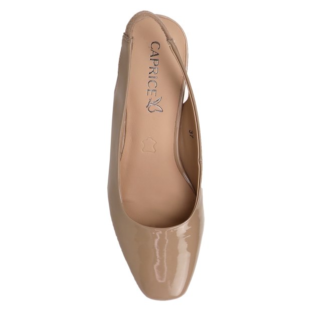 Женские туфли с открытой пяткой (слингбэк) CAPRICE NINA, Артикул 9-9-29500-42, бежевый | 4012484. Ракурс 2