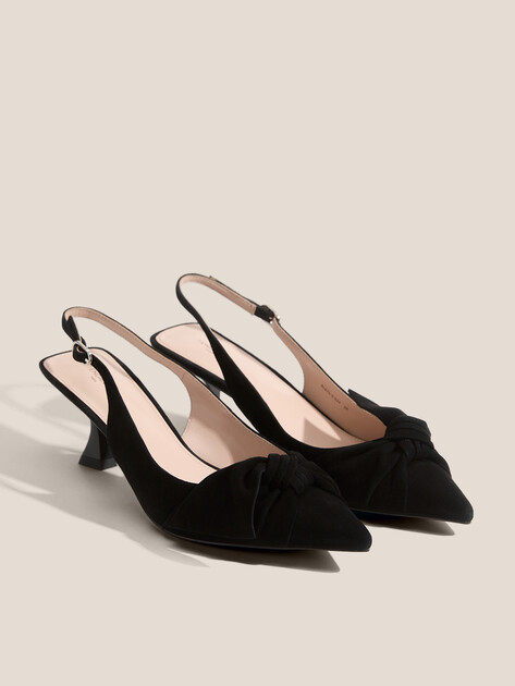 Женские туфли с открытой пяткой (слингбэк) TENDANCE, Артикул RL675-6, черный | 4013345. Ракурс 3