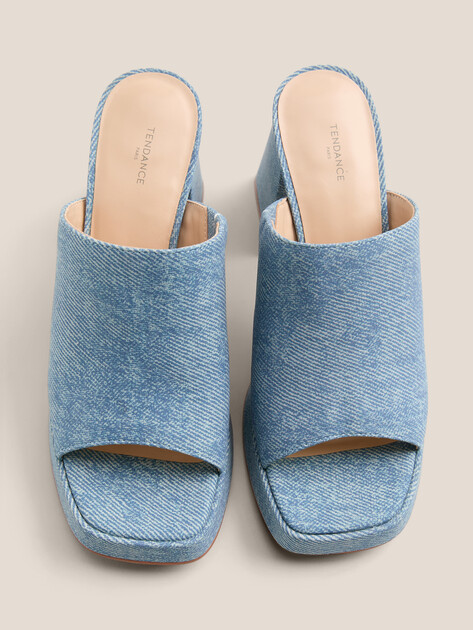 Сабо TENDANCE, Артикул LH6301-5, серо-голубой | 4013993. Ракурс 4