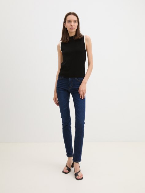 Женские джинсы скинни MAISON DAVID, Артикул A046, темно-синий | 4015117. Ракурс 2