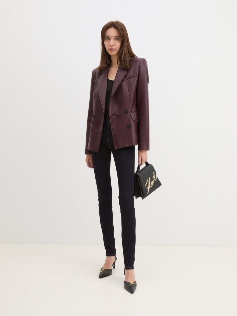 Женские джинсы скинни MAISON DAVID, Артикул A045, черно-синий | 4015120. Ракурс 2