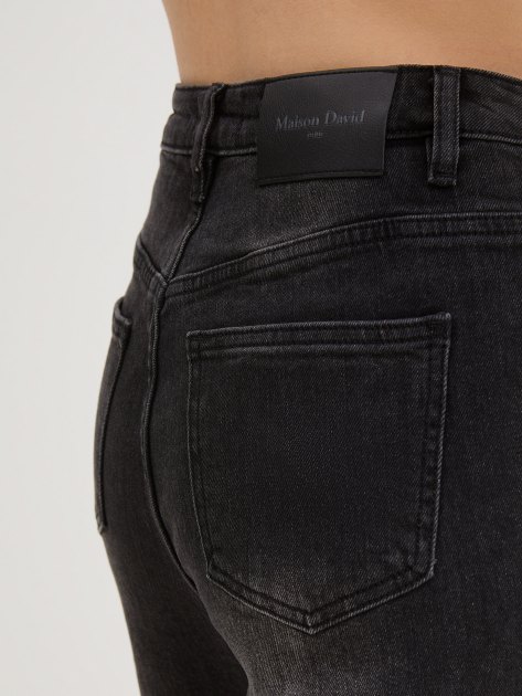 Женские джинсы мом MAISON DAVID, Артикул DX0602, черный | 4015124. Ракурс 3