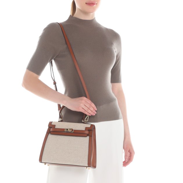 Женская сумка с ручкой TENDANCE, Артикул MRH23-311, бежевый | 4015768. Ракурс 1