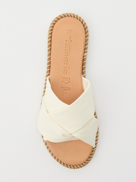 Женские шлепанцы TAMARIS TOLLIA, Артикул 1-1-27116-42, молочно-белый | 4016238. Ракурс 4