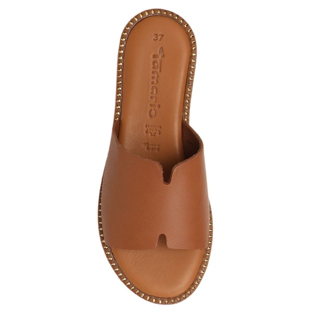 Женские шлепанцы TAMARIS TOFFY, Артикул 1-1-27135-42, светло-коричневый | 4016244. Ракурс 2