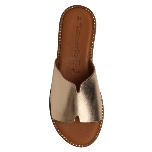 Женские шлепанцы TAMARIS TOFFY, Артикул 1-1-27135-42, золотой | 4016249. Ракурс 2