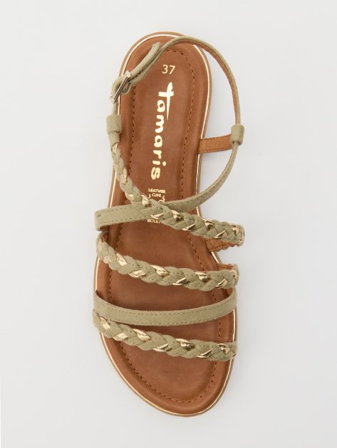 Женские сандалии TAMARIS IRENE, Артикул 1-1-28101-42, серо-зеленый | 4016279. Ракурс 4