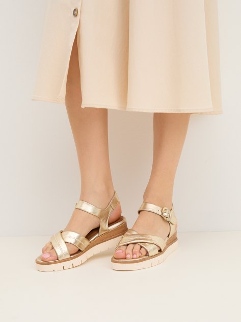 Босоножки TAMARIS MICHI, Артикул 1-1-28202-42, золотой | 4016392. Ракурс 2