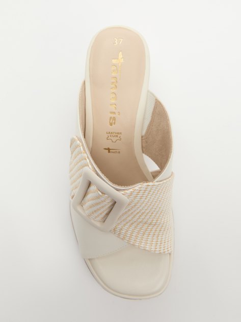 Мюли TAMARIS KOREYOSHI, Артикул 1-1-27223-42, белый | 4016413. Ракурс 5