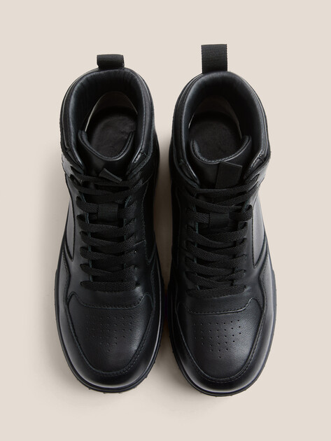 Женские высокие кеды TENDANCE, Артикул YS-38075-51, черный | 4020323. Ракурс 5