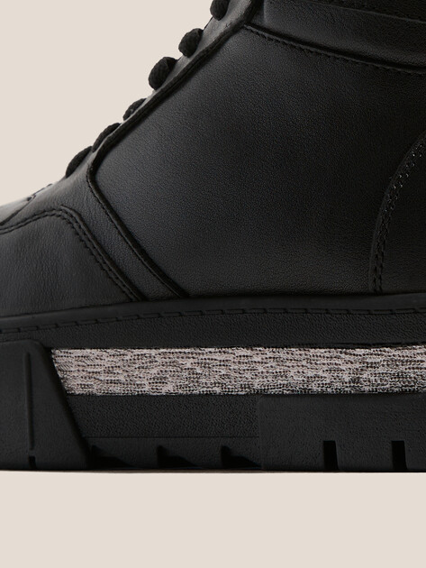 Женские высокие кеды TENDANCE, Артикул YS-38075-51, черный | 4020324. Ракурс 4