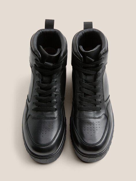 Женские высокие кеды TENDANCE, Артикул YS-38075-51, черный | 4020324. Ракурс 5