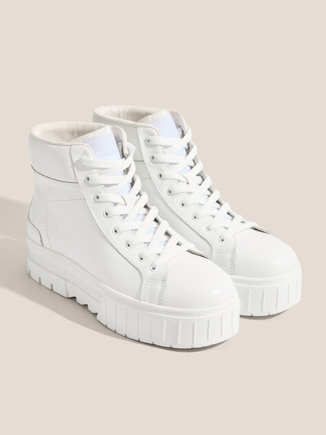 Женские высокие кеды TENDANCE, Артикул YS-38075-52, белый | 4020325. Ракурс 3