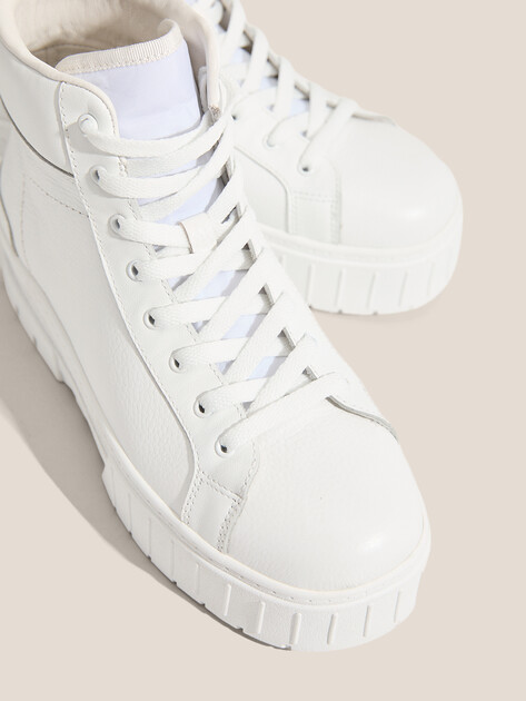 Женские высокие кеды TENDANCE, Артикул YS-38075-52, белый | 4020325. Ракурс 4
