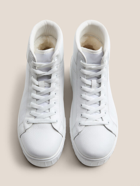 Женские высокие кеды TENDANCE, Артикул YS-38075-52, белый | 4020326. Ракурс 5