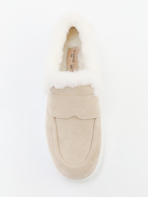 Женские лоферы TENDANCE, Артикул YS-38075A-17, бежевый | 4020332. Ракурс 5