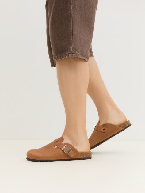 Мужские шлепанцы BIO GREEN, Артикул TBS355-MAN, светло-коричневый | 4021378. Ракурс 2