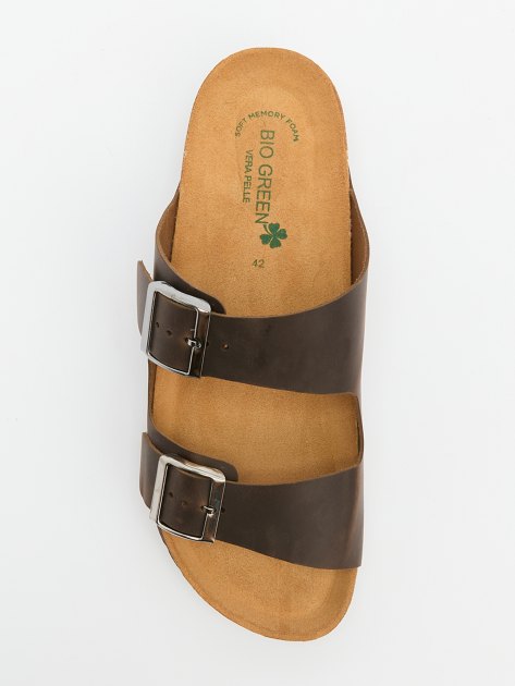 Мужские шлепанцы BIO GREEN, Артикул TBS60-1, темный хаки | 4021385. Ракурс 5