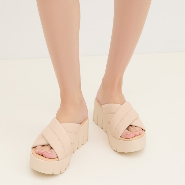 Сабо TAMARIS COBE, Артикул 1-1-27235-42, бежевый | 4022066. Ракурс 4