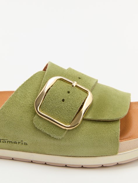 Женские шлепанцы TAMARIS TEZZA, Артикул 1-1-27507-42, зеленый | 4022163. Ракурс 6