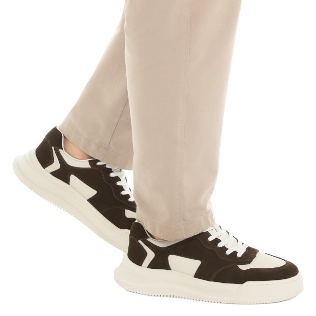 Мужские кеды TENDANCE, Артикул ET-1019-01, хаки | 4023661. Ракурс 4