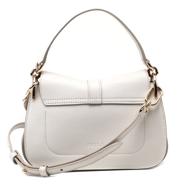 Женская сумка  FURLA, Артикул FURLA FLOW MINI TOP HANDLE, бледно-серый | 4024084. Ракурс 3