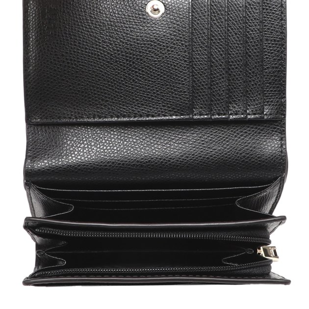 Женский кошелёк FURLA, Артикул FURLA CAMELIA M COMPACT WALLET FLAP, черный | 4024647. Ракурс 4