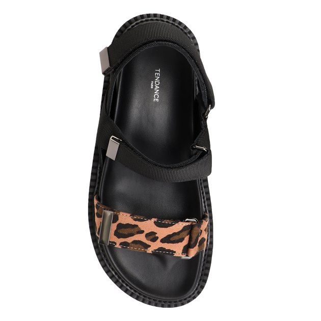 Женские сандалии TENDANCE, Артикул YS-39019L-19, леопардовый принт | 4025236. Ракурс 2