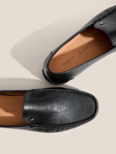 Мужские мокасины TENDANCE, Артикул LD-F1060A-3, черный | 4027046. Ракурс 4