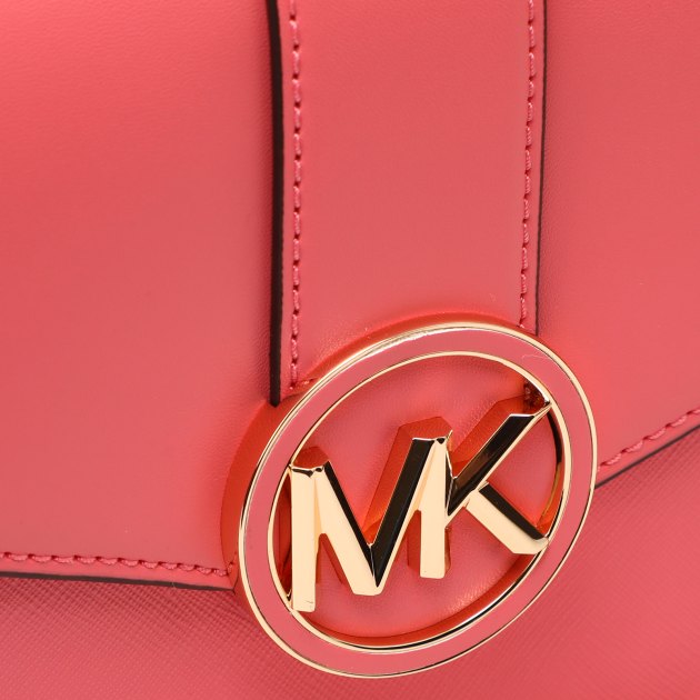 Женская сумка на плечо MICHAEL KORS CARMEN MD CONV SHOULDER, Артикул 35S2GNML2L, ярко-розовый | 4027983. Ракурс 4