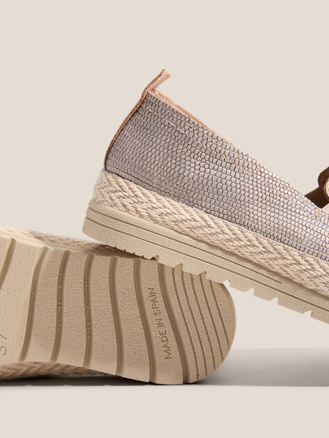 Женские слипоны CREATIVO SPAIN, Артикул 3626/3606, серый | 4028329. Ракурс 4