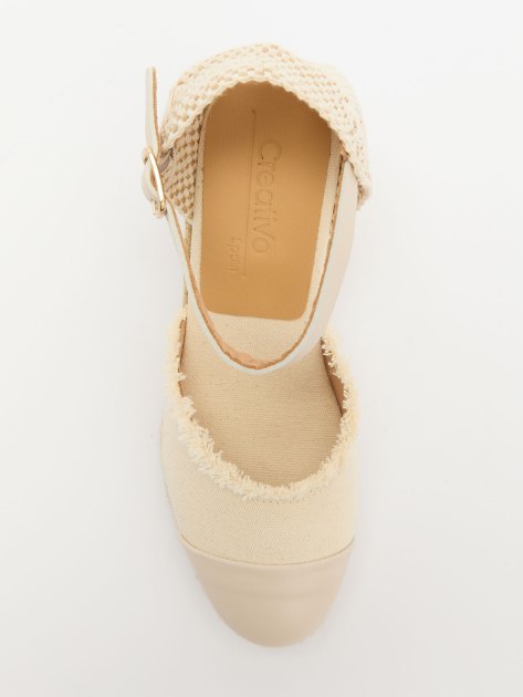 Босоножки CREATIVO SPAIN, Артикул CRE24YU515, молочно-белый | 4028338. Ракурс 5