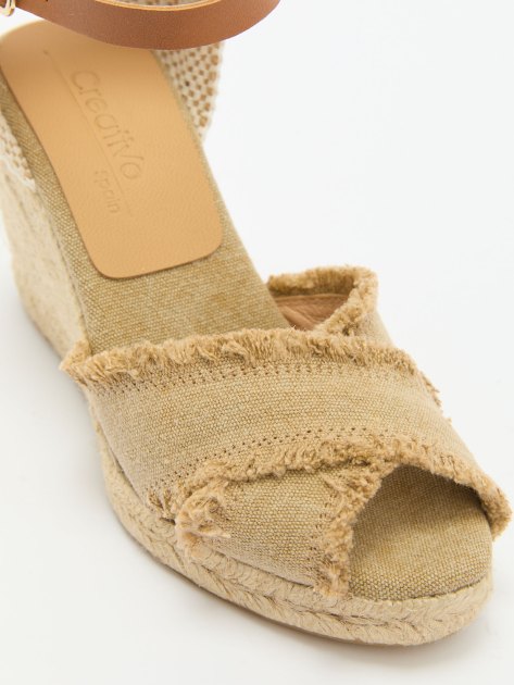 Босоножки CREATIVO SPAIN, Артикул CRE24YU007, светлый хаки | 4028341. Ракурс 6