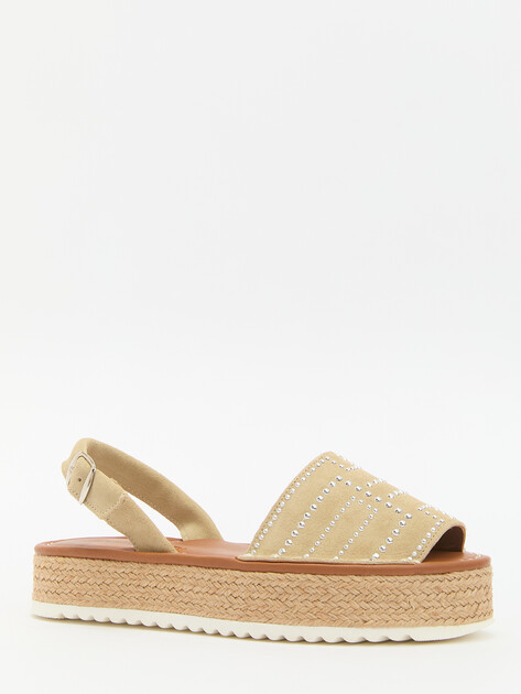 Женские сандалии CREATIVO SPAIN, Артикул 55100, серо-бежевый | 4028395. Ракурс 3