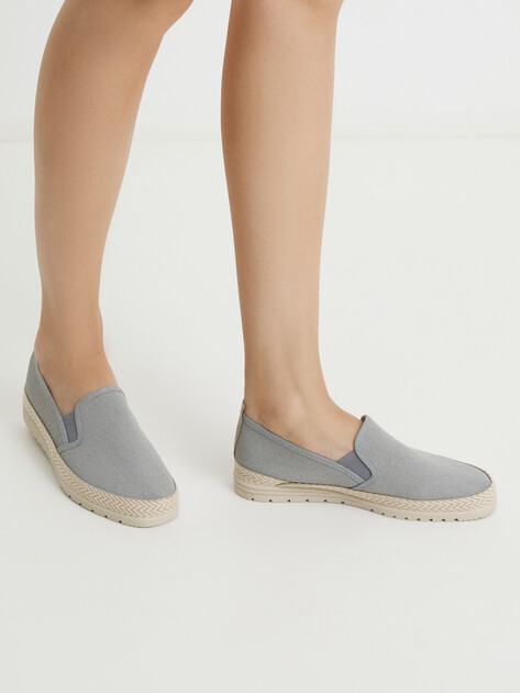 Женские слипоны CREATIVO SPAIN, Артикул 3635/3606, светло-серый | 4028405. Ракурс 2