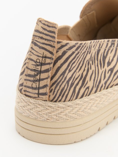 Женские слипоны CREATIVO SPAIN, Артикул 3626/3606, анималистичный принт | 4028413. Ракурс 6