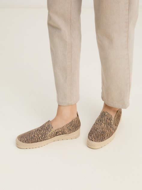 Женские слипоны CREATIVO SPAIN, Артикул 3626/3606, анималистичный принт | 4028415. Ракурс 2