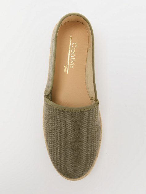 Женские эспадрильи CREATIVO SPAIN, Артикул 1294/1203, светлый хаки | 4028420. Ракурс 5